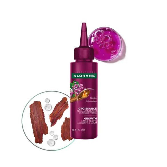 KLORANE Quinina  CRECIMIENTO Serum acelerador intensivo del crecimiento con Adenosina 100 ml