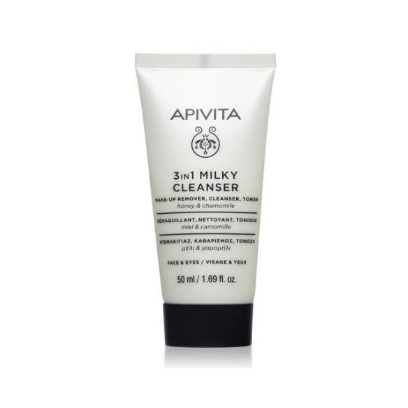 APIVITA FORMATO VIAJE Leche Limpiadora 3 en 1 50ml