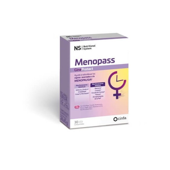 NS GINEPROTECT MENOPASS 30 comprimidos