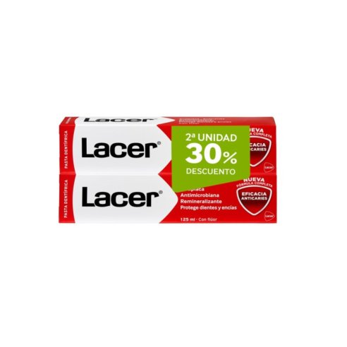 Pasta dentífrica LACER 2 x 125 ml 