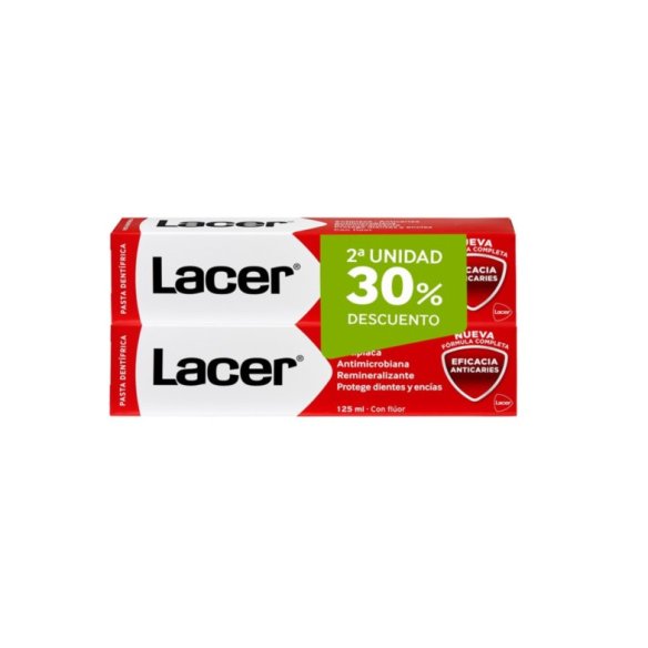Pasta dentífrica LACER 2 x 125 ml 