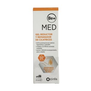 BE GEL REDUCTOR Y REPARADOR DE cicatrices SPF 50 20 ml