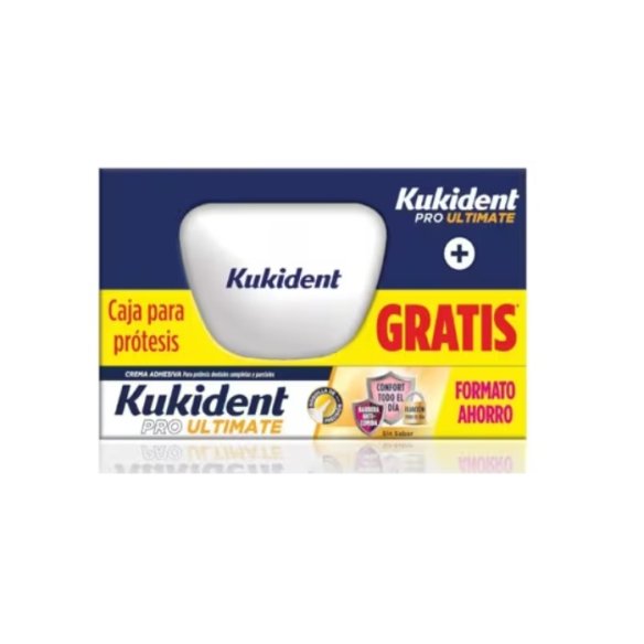 Kukident Pro ultimate sin sabor 57 gr  Caja para Prótesis Gratis