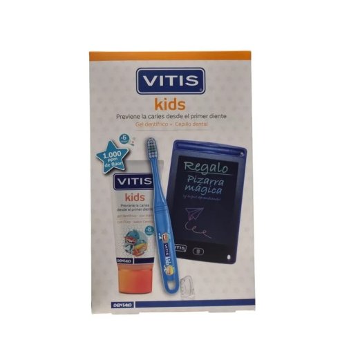 VITIS KIDS GEL DENTIFRICO  CEPILLO  GADGET 1...