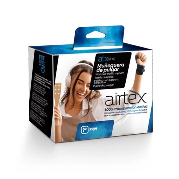 Muñequera Envolvente Pulgar OS AIRTEX - ATXOS100 14-20 cm de diámetro