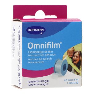 Omnifilm esparadrapo de film transparente adhesivo 2.5 cm...