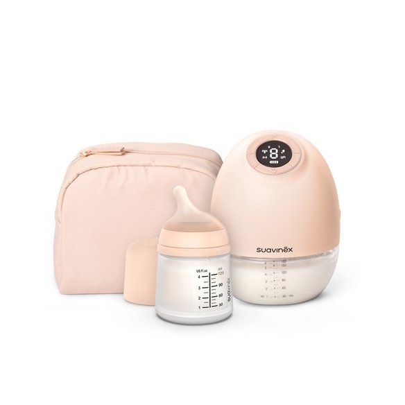 Extractor de Leche Eléctrico Manos Libres  Biberón Zero.Zero 120 ml