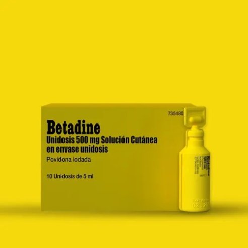 Betadine solución cutánea 0.5 gr 10 unidosis