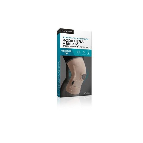 Farmalastic Compression Tech Rodillera Abierta Talla M