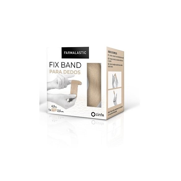  Farmalastic Fix Band Para Dedos 4,5M x 2,5 CM Beige