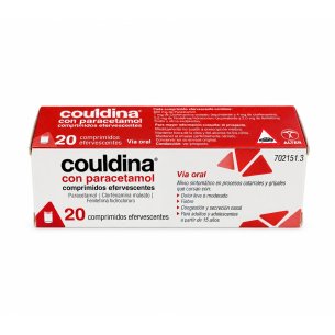 Couldina con paracetamol 20 comprimidos efervescentes