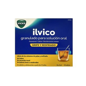ilvico 10 sobres granulado para solución oral
