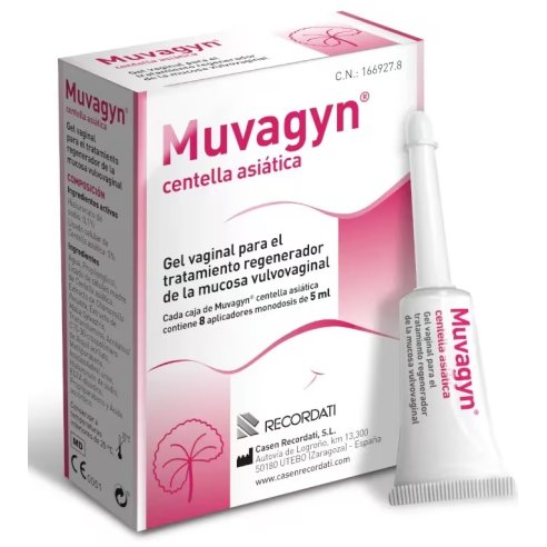 Muvagyn Centella Asiática gel vaginal 8 monodosis