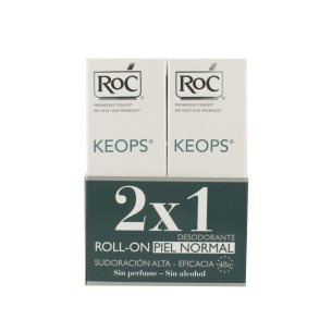 RoC® KEOPS® Desodorante Piel Normal Roll-on Duplo 2x30 ml