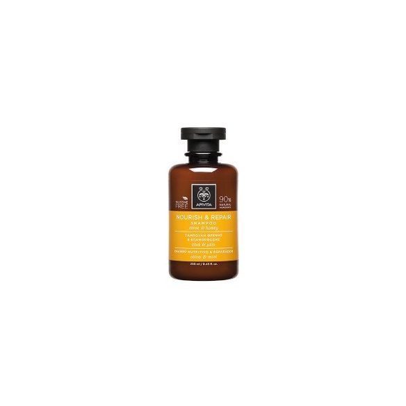 APIVITA CUIDADO CAPILAR HOLíSTICO Champú Nutritivo & Reparador con Oliva & Miel 250ML Cabello Seco