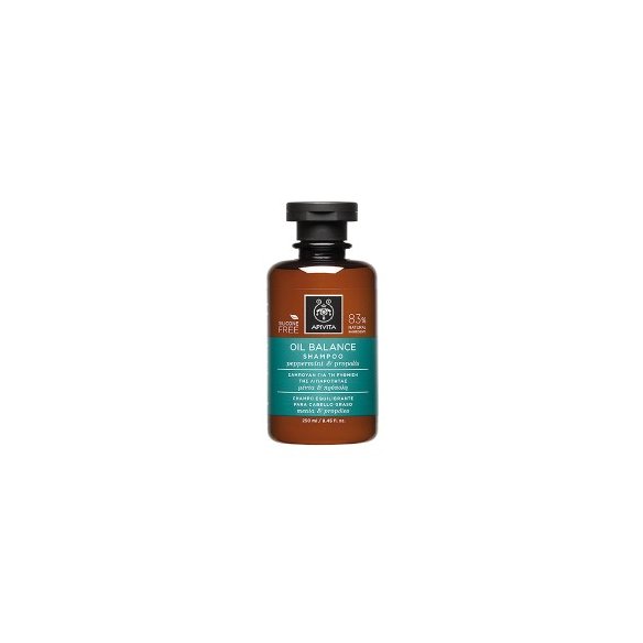 APIVITA HAIR CHAMPU VERDE OSCURO CABELLO GRASO MENTA Y PROPOLEO 250 ML