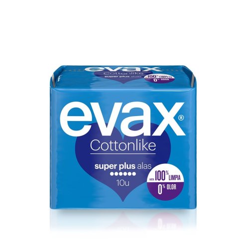 Compresas EVAX Cottonlike Super Plus alas 10...