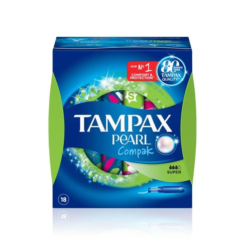 Tampones TAMPAX Pearl Compak Super 18 U 100...