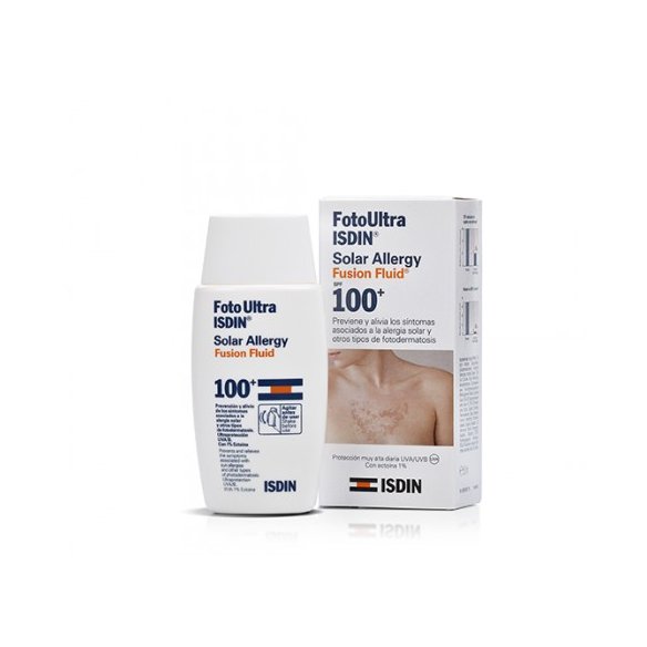 Foto Ultra ISDIN Solar Allergy Fusion Fluid SPF100 50ml