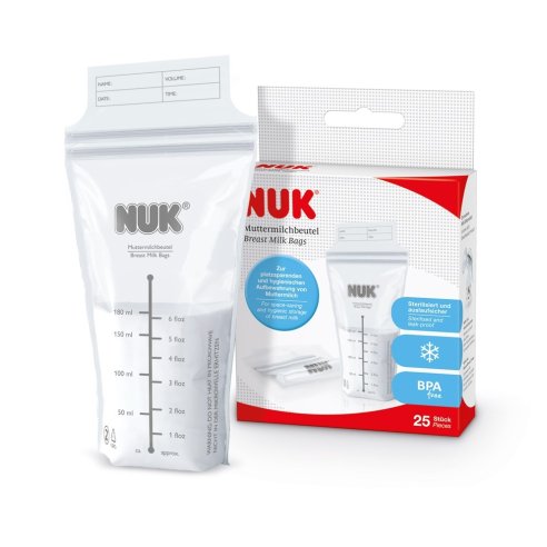 Bolsas Leche Materna NUK 25 unidades