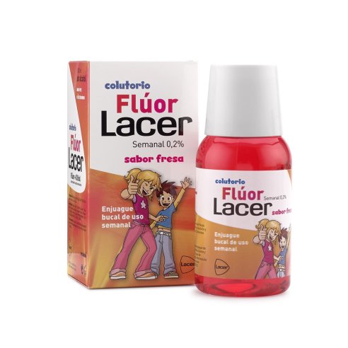 Colutorio Flúor Semanal 0,2 LACER sabor FRESA...