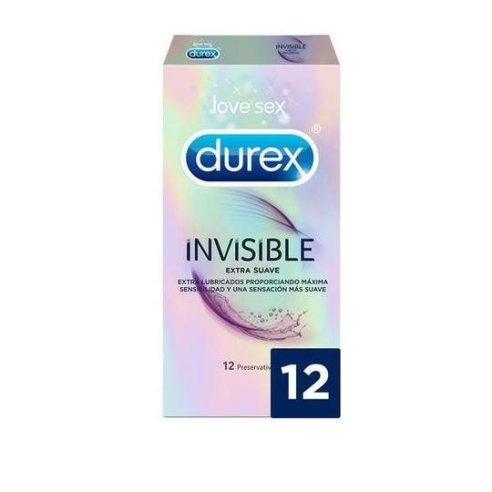 Durex Preservativos Invisible Extra Lubricado...