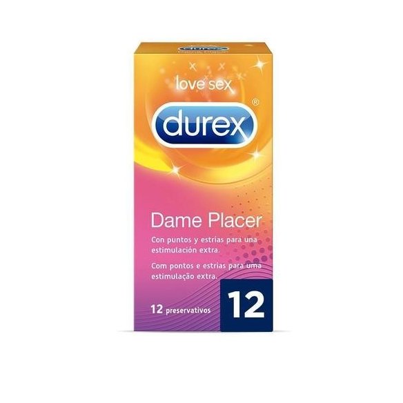 Durex Preservativos Dame Placer 12 unidades 