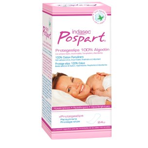 Indasec® Pospart® Protegeslips 100 algodón 24 unidades