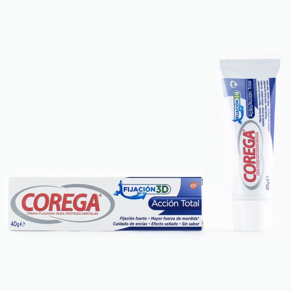 COREGA Fijador para dentadura postiza Acción Total 40 gr