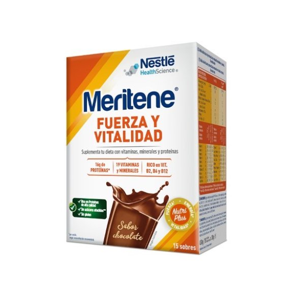 MERITENE® BATIDO - CHOCOLATE 15 sobres x 30 gr