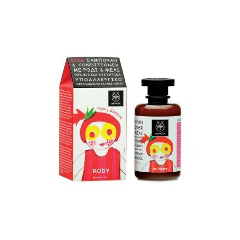 APIVITA KIDS Champú y acondicionador 250 ml 