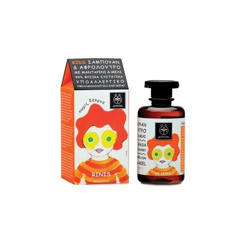 APIVITA KIDS Gel para cabello y cuerpo 250 ml