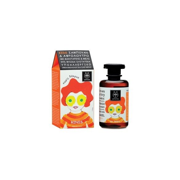 APIVITA KIDS Gel para cabello y cuerpo 250 ml