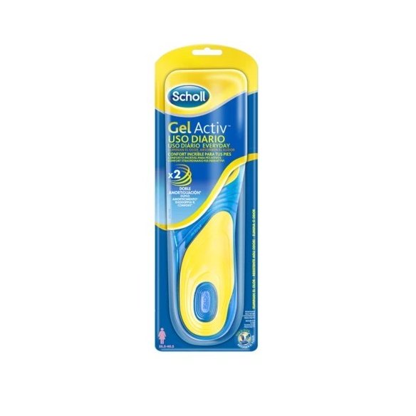 Plantillas gel Scholl GelActiv Uso Diario Mujer 1 par