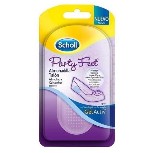 Scholl Party Feet almohadilla talón unidades 1 par