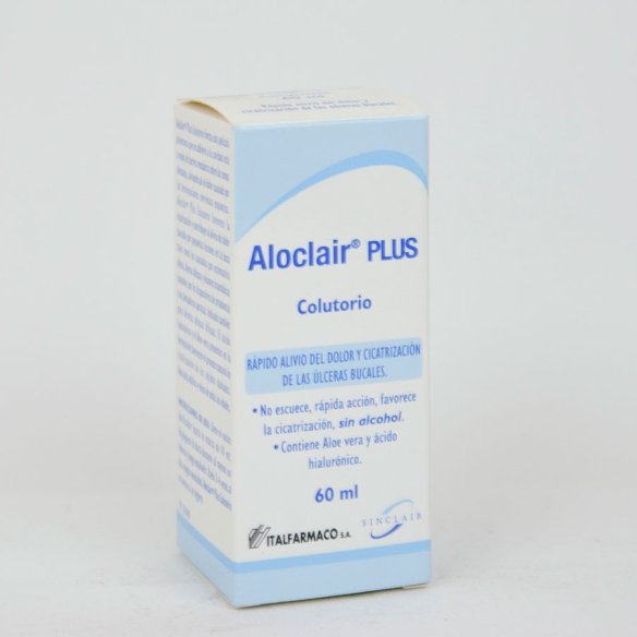 ALOCLAIR PLUS COLUTORIO ULCERAS BUCALES - AFTAS  60 ML