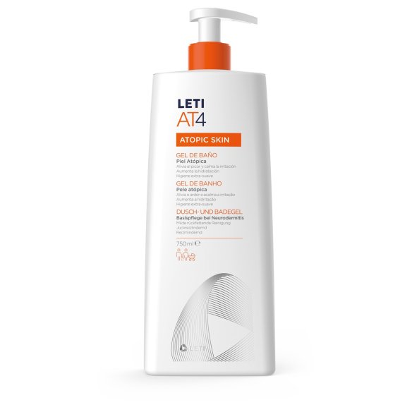 LETIAT4 Gel de Baño higiene piel atópica 750 ml
