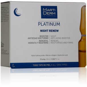 MARTIDERM PLATINUM Night Renew 10 ampollas