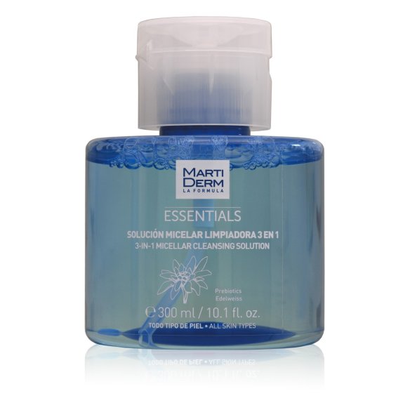 MARTIDERM ESSENTIALS CUIDADOS DIARIOS Solución Micelar Limpiadora 3 en 1 300 ml