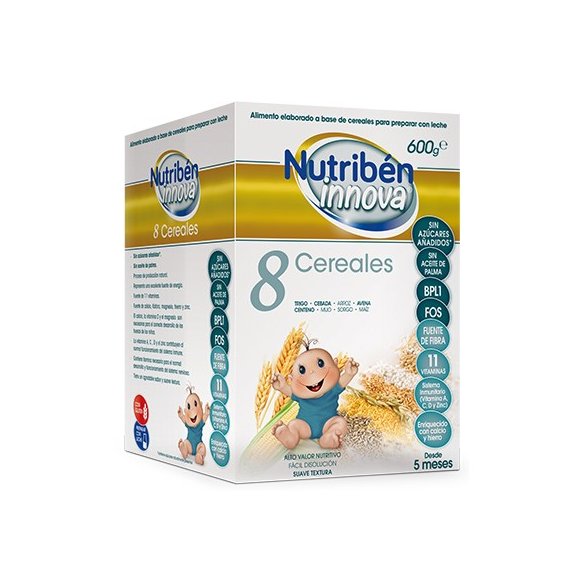 Nutribén Innova® Papilla 8 Cereales 600 gr