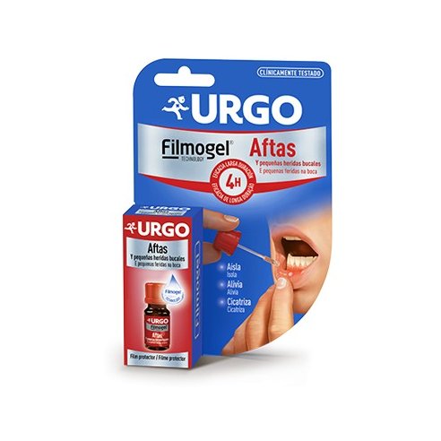 URGO FILMOGEL AFTAS Y PEQUEÑAS HERIDAS BUCALES...