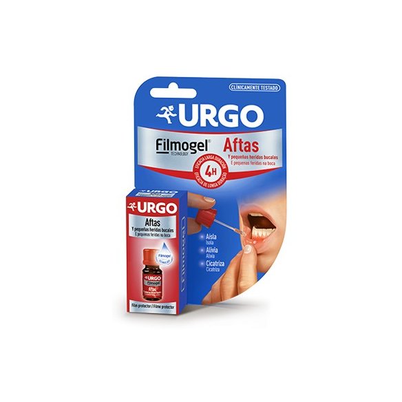 URGO FILMOGEL AFTAS Y PEQUEÑAS HERIDAS BUCALES 10 ml