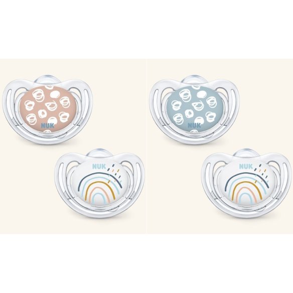 Chupete Freestyle Colour Play Silicona NUK 6-18 meses 2 unidades