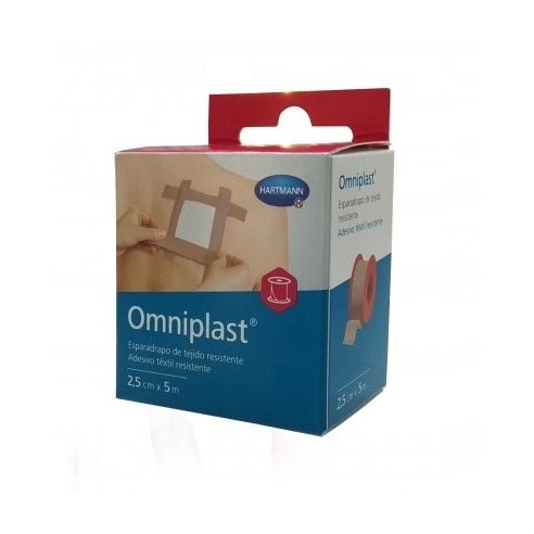 ESPARADRAPO TELA OMNIPLAST 5 M X 2,50 CM TEJIDO...