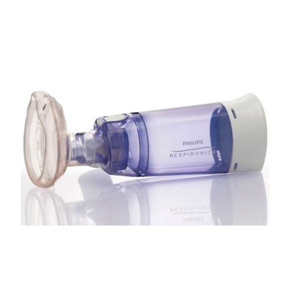 Cámara de retención antiestática con válvula y mascarilla pediátrica MEDIANA