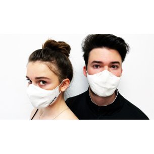 Mascarilla adultos maskplus blanca tejido antiviral... 2
