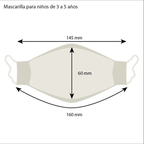 Mascarilla infantil maskplus rosa tejido...