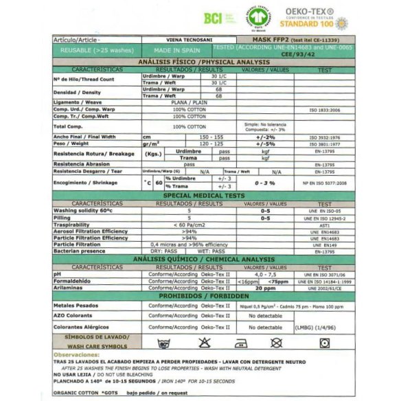 MASCARILLA CADETE EST B&N 28.4.0 T-S CARMEN BONA
