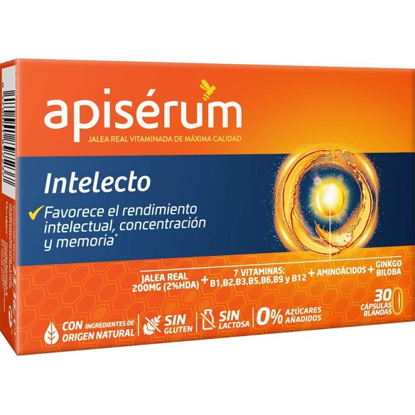 Apisérum intelecto 30 cápsulas blandas