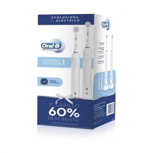 CEPILLO DENTAL ELÉCTRICO RECARGABLE ORAL-B...